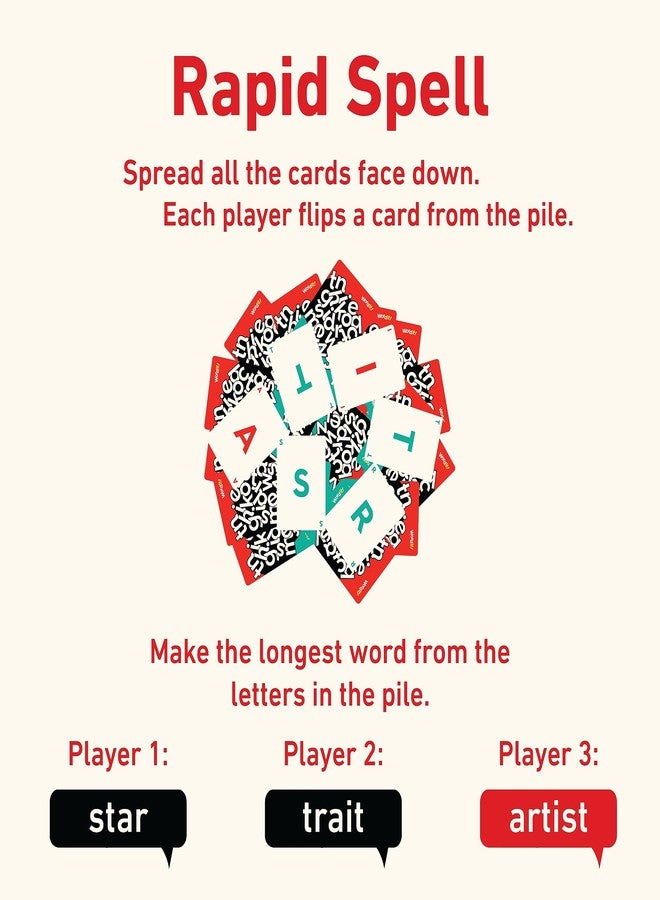 WordIt! Card Game for Kids, Adults and Families | Perfect for Word Lovers | Fun Way to Learn Vocabulary, 3 Games Inside (Pack of One) - Image 5
